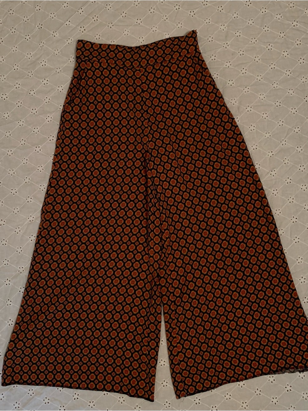 Anthropology - Leith Printed Capri Culottes